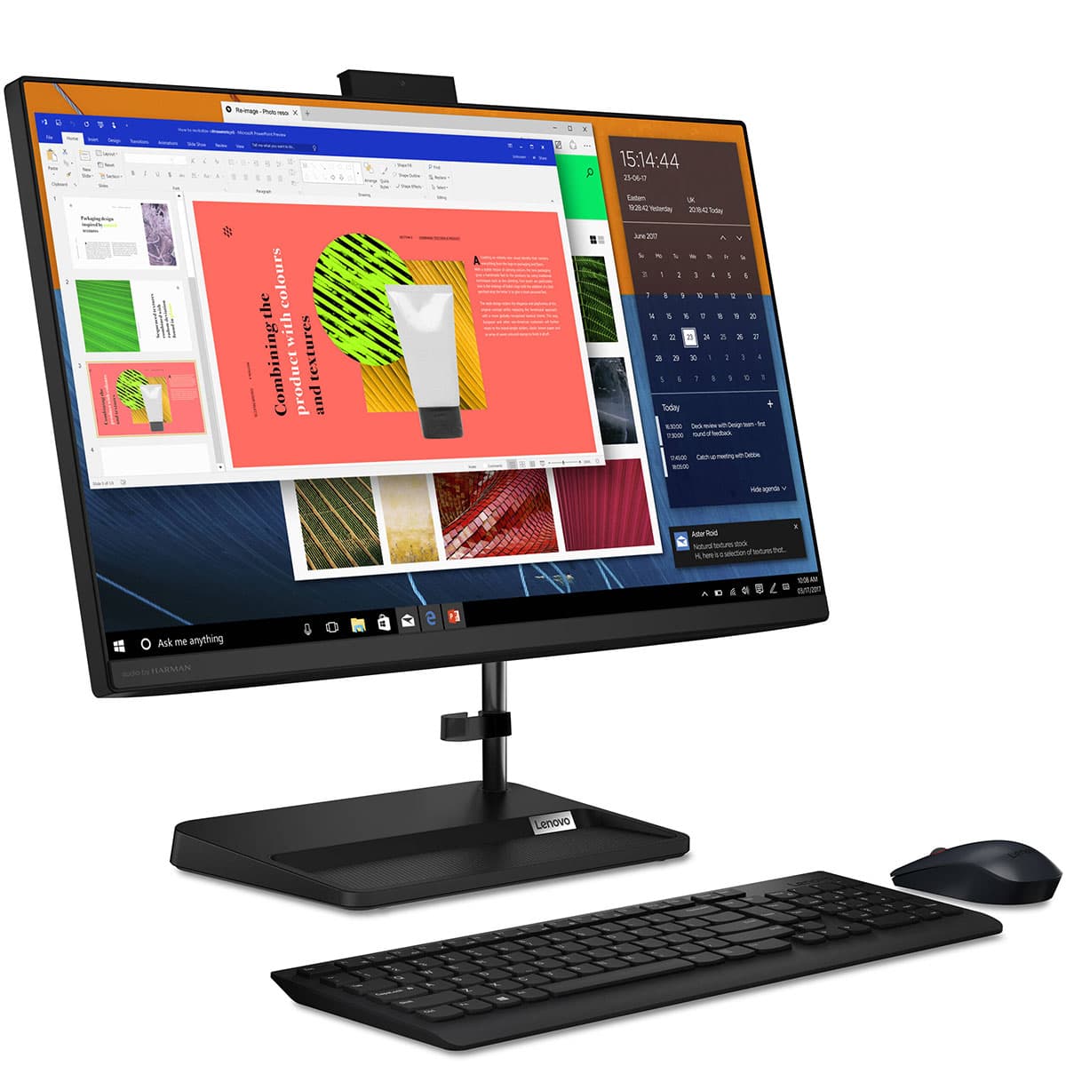 Lenovo IdeaCentre 3 All-in-One Intel Core i7 12th Gen 8GB RAM 512GB SSD 23.8 Inches FHD Display Desktop Computer Black 5