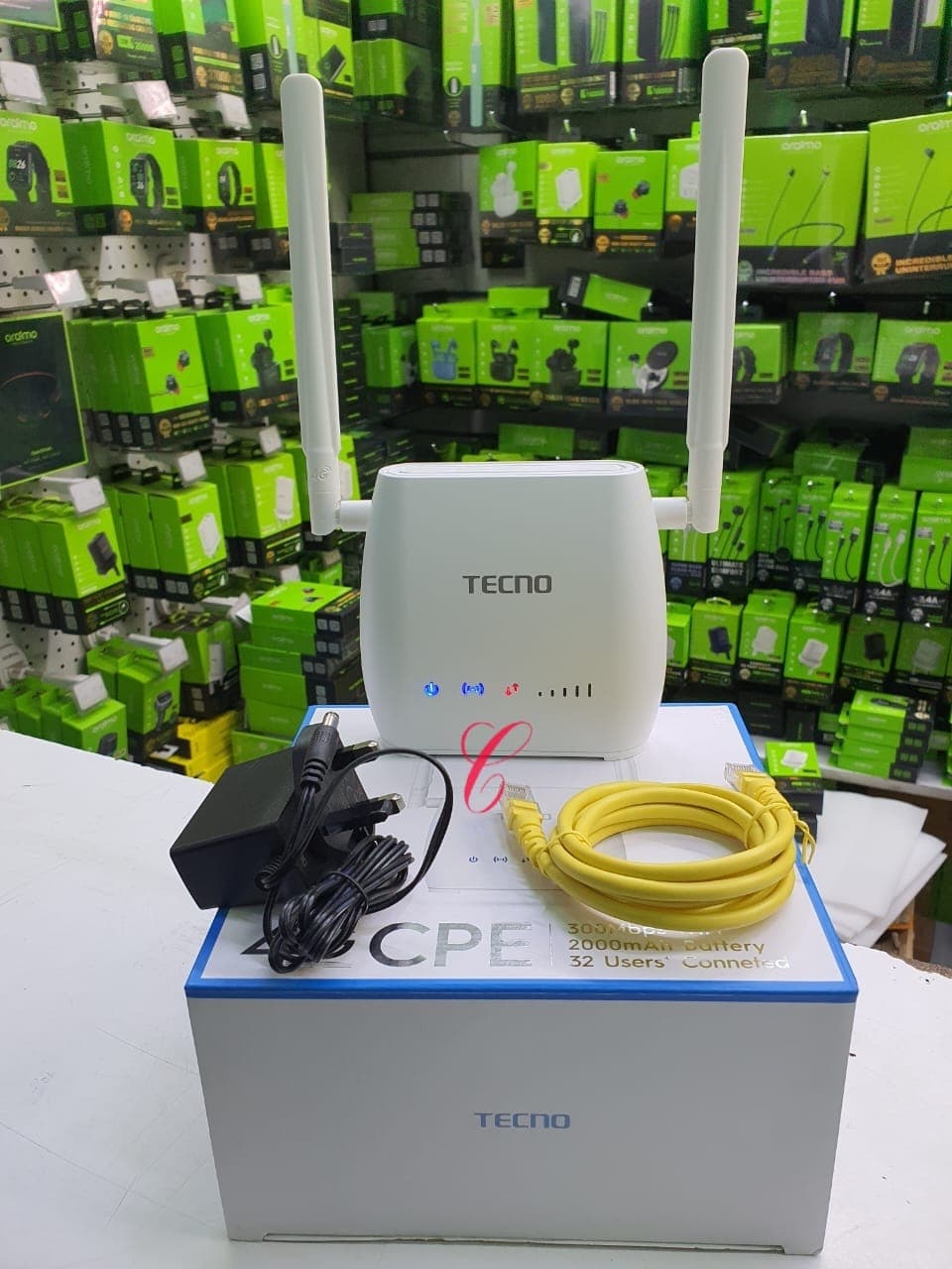 Tecno 32users router with standby battery